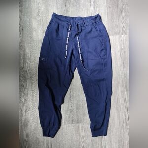 Med Couture Navy Blue Jogger Scrub Pants